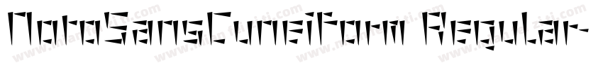 NotoSansCuneiform Regular字体转换